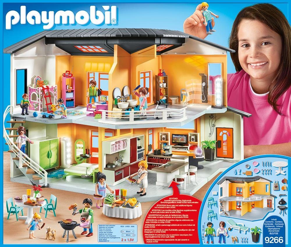 Playmobil® Konstruktions-Spielset Modernes Wohnhaus (9266), City Life, Made in Germany