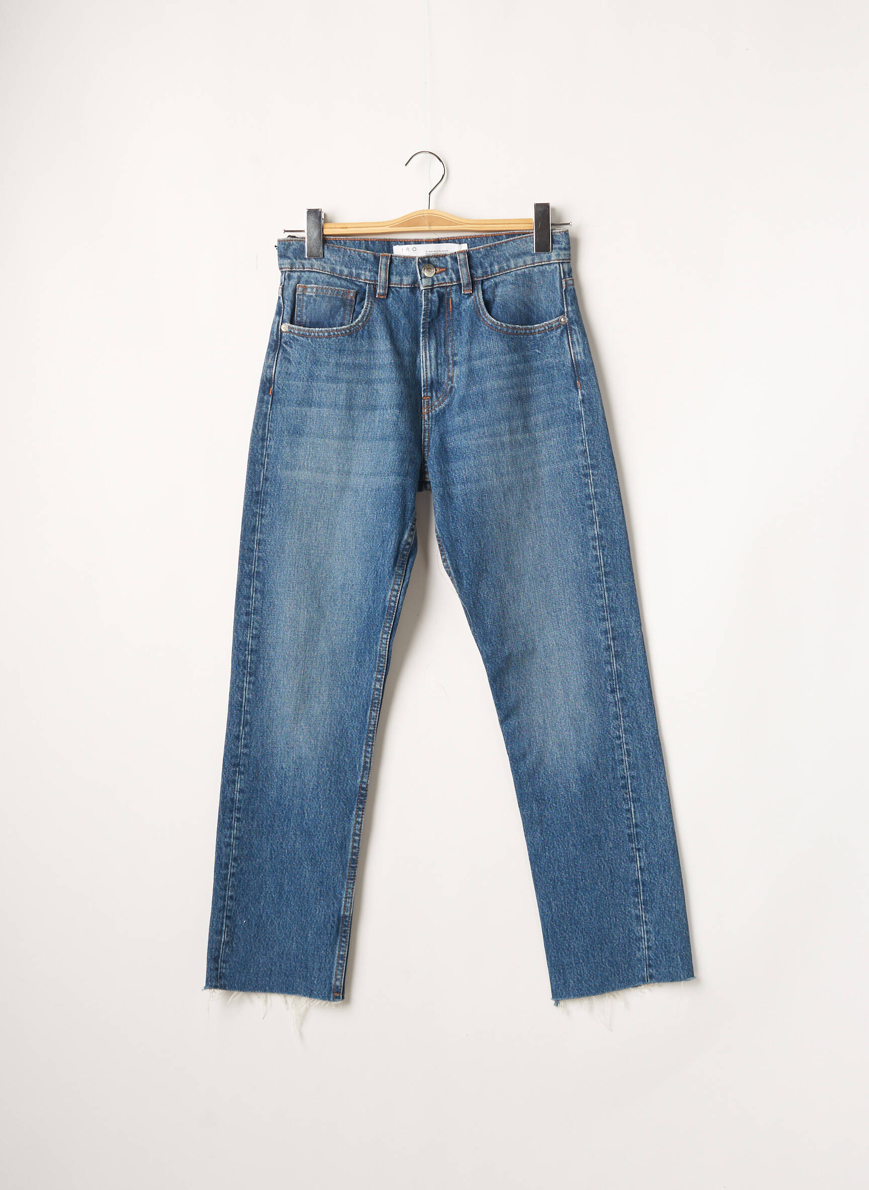 Iro Jean Mom Femme couleur bleu