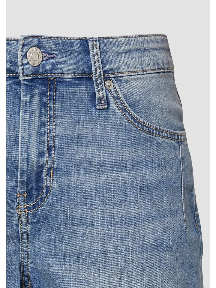 s.Oliver Jeans-Hose kurz in Blau günstig kaufen
