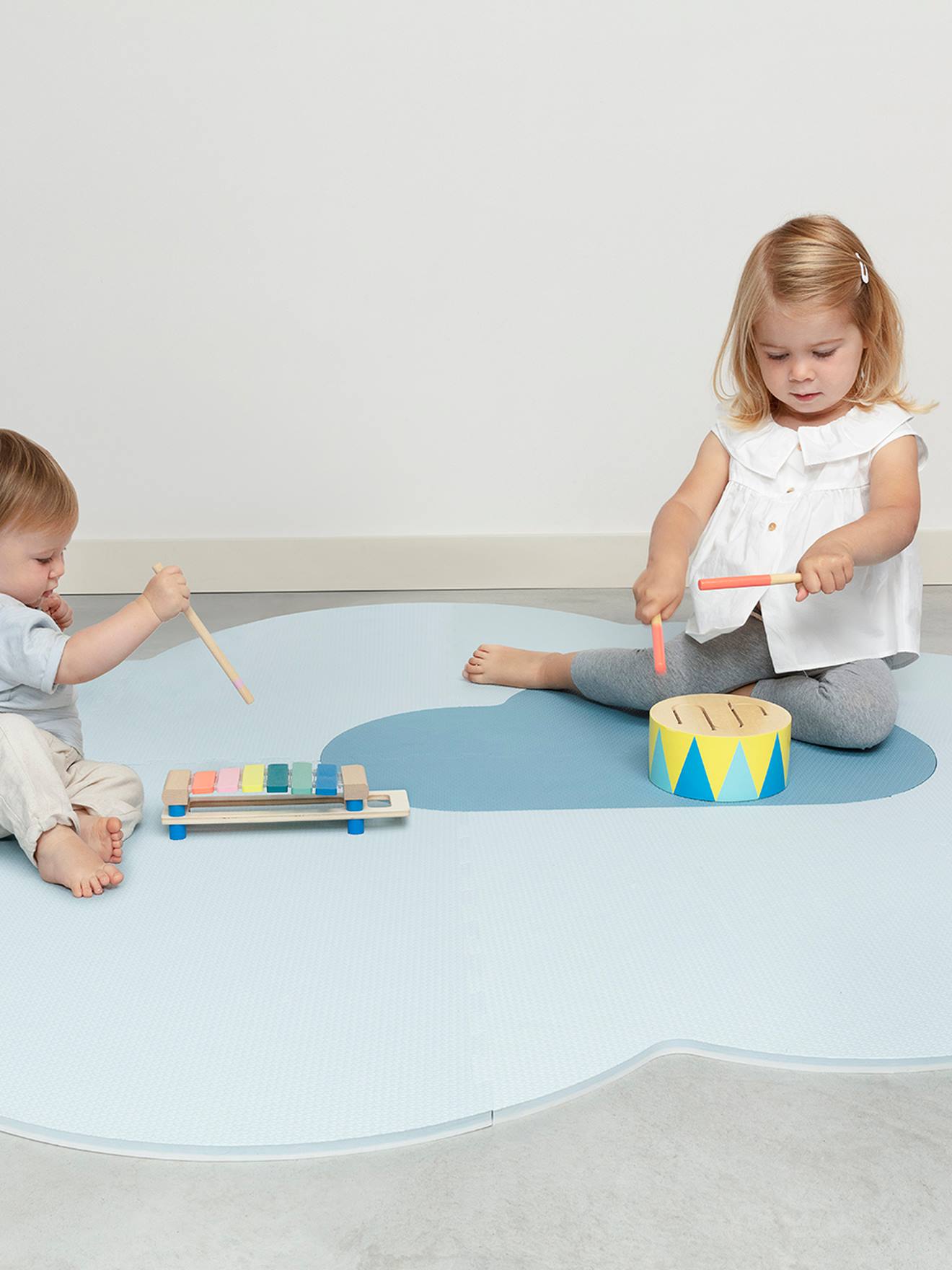 Quut Großer Baby Spielteppich WOLKE QUUT - mehrfarbig