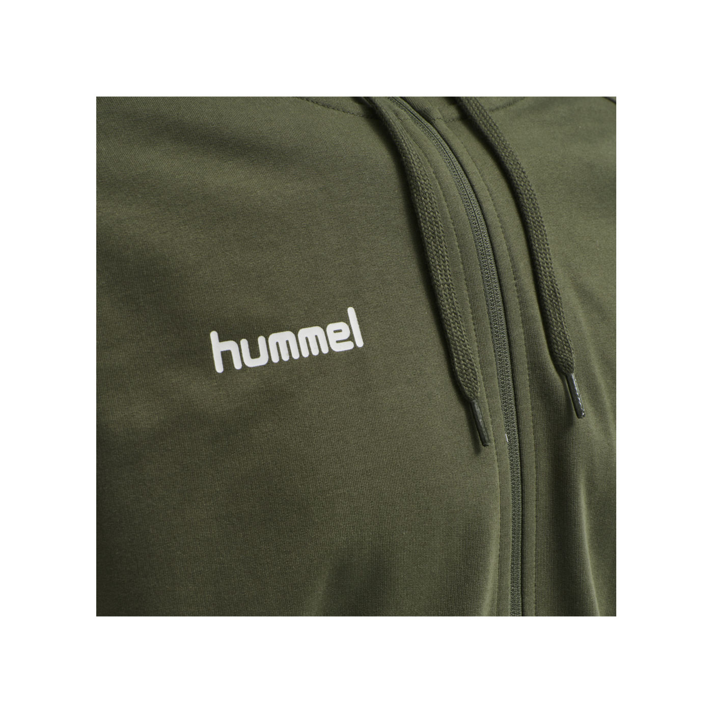 Hummel Cotton Kapuzenjacke Grün F6084