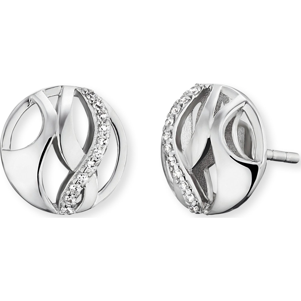 Engelsrufer Boucles d'oreilles à fermoir à poussette 925 Argent rhodié Boucles d'oreilles
