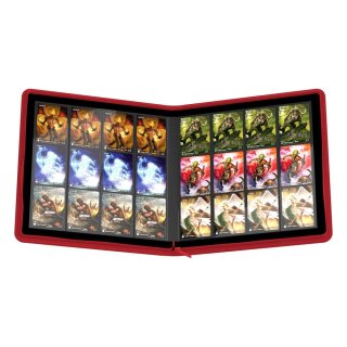 Ultimate Guard 12-Pocket QuadRow ZipFolio XenoSkin Rot