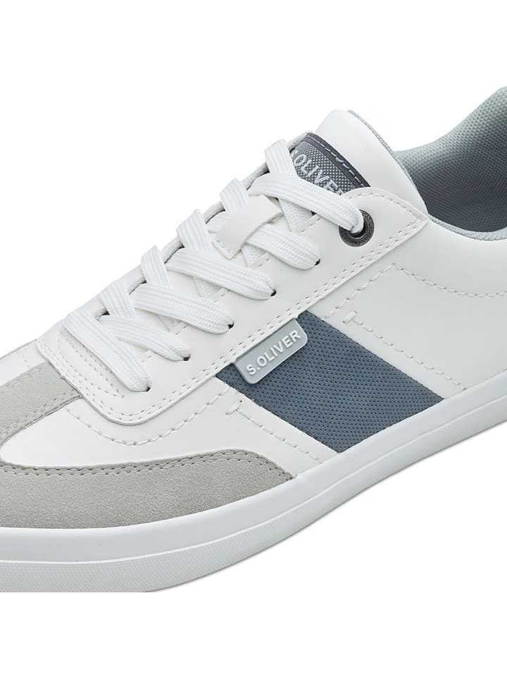 s.Oliver Sneakers in Weiß/ Blau günstig kaufen
