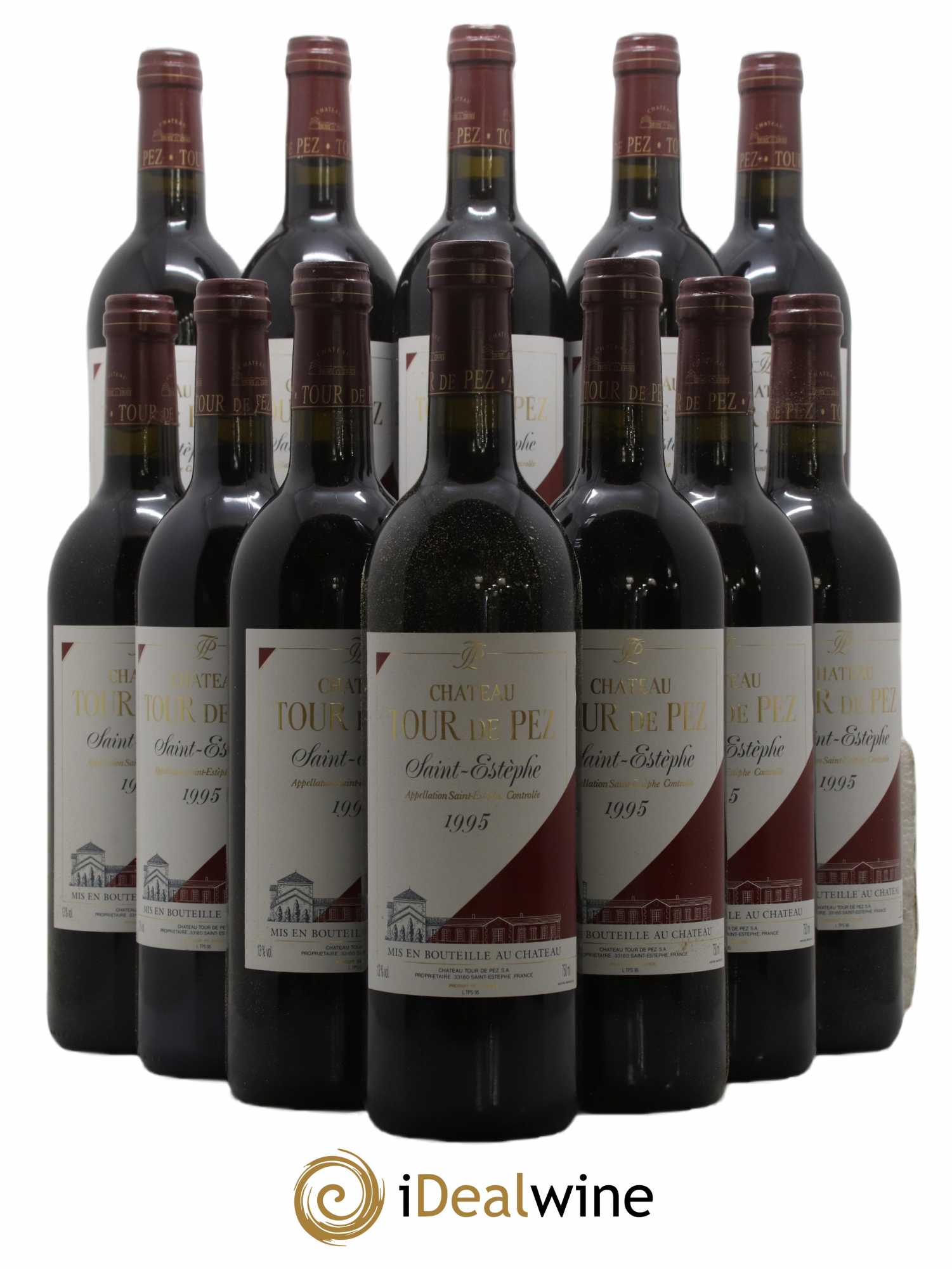 Château Tour de Pez Cru Bourgeois  1995 - Lot de 12 Bouteilles