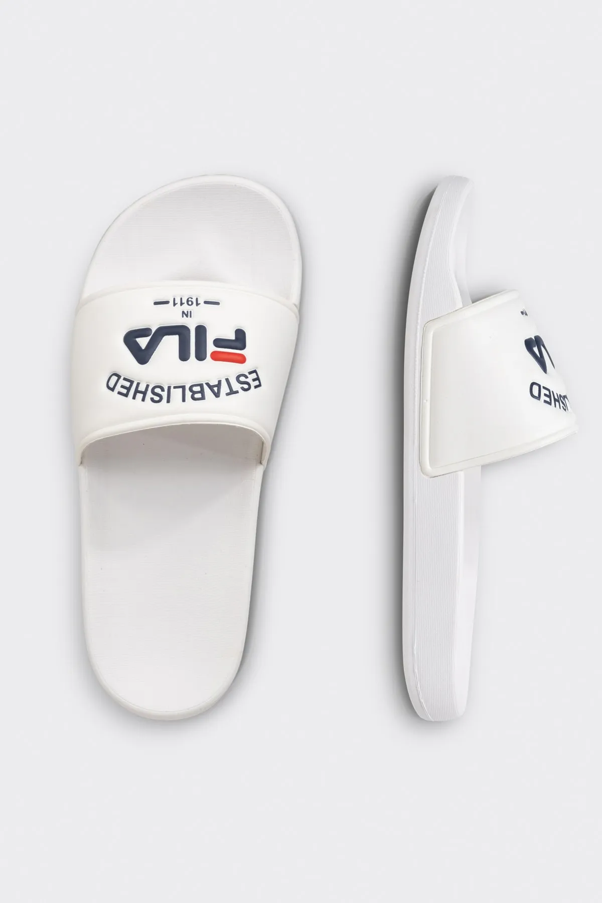 Fila  Pantolette - Weiß - Flacher Absatz