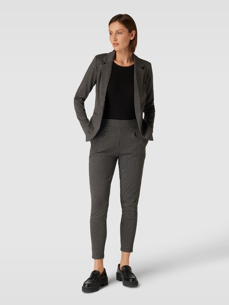 Blazer mit Allover-Muster Modell 'KATE' in bordeaux rot