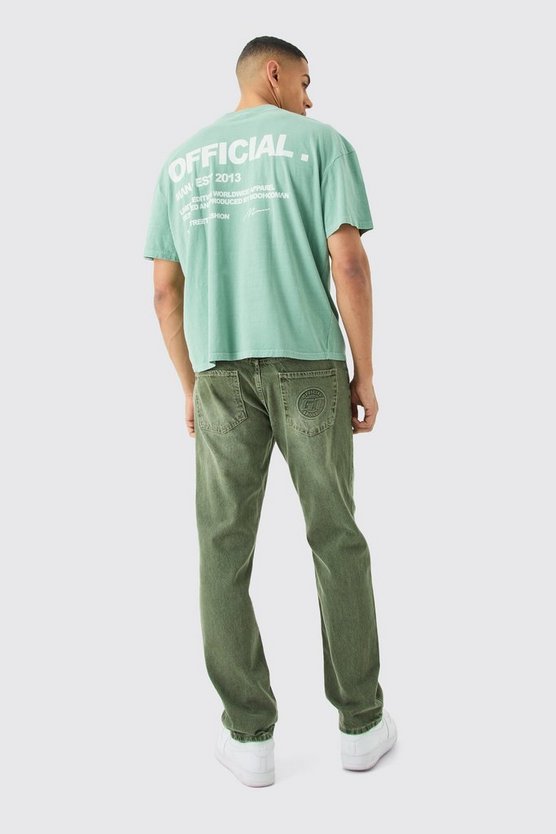 Oversize T-Shirt mit Official-Print