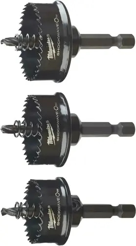 Milwaukee-tilbehør 4932501139 SHOCKWAVE 3-delers hullsagsett