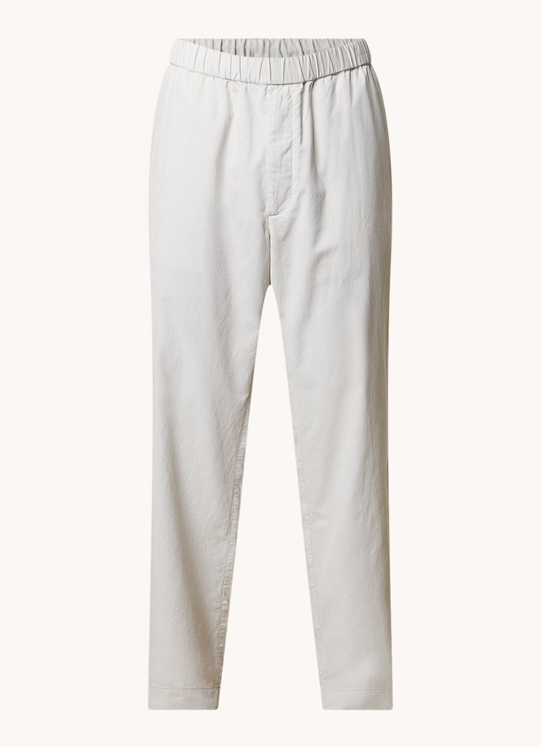 Pantaloni din catifea reiată Moncler pentru bebeluși cu picior larg