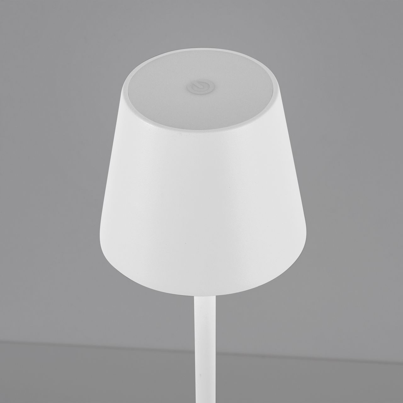 JUST LIGHT LED Tischleuchte, 1xLED-Board/2,50W/3000K, Akkuleuchte, IP54, Ladekabel, Weiss