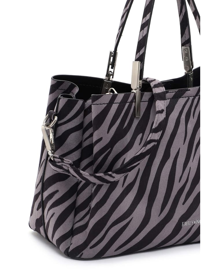EMILY & NOAH Shopper Imke in grey/black günstig kaufen onesize