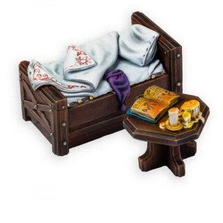 Wizard's Bed & Nightstand
