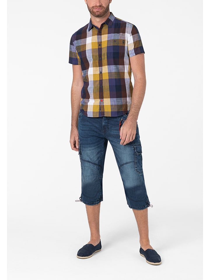 Timezone Jeans-Caprihose in Dunkelblau günstig kaufen