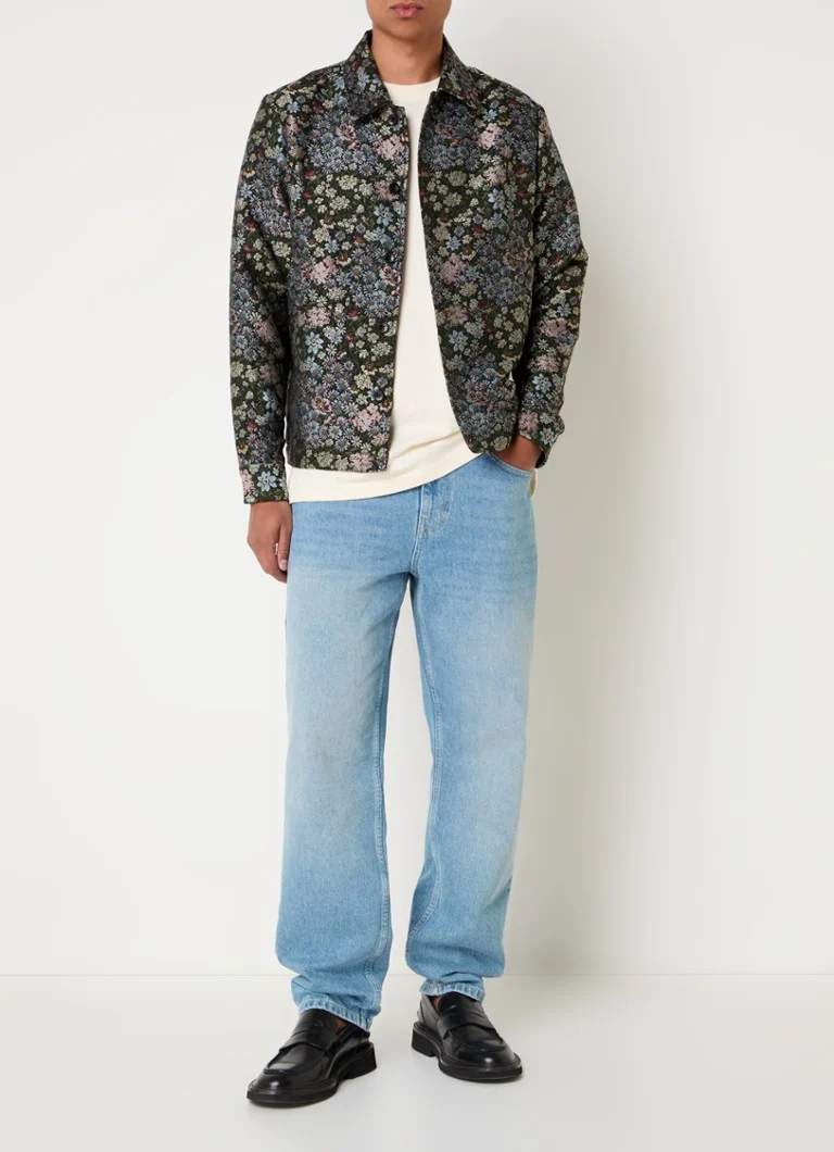 Cămașă superioară din jacquard Les Deux Jaiden