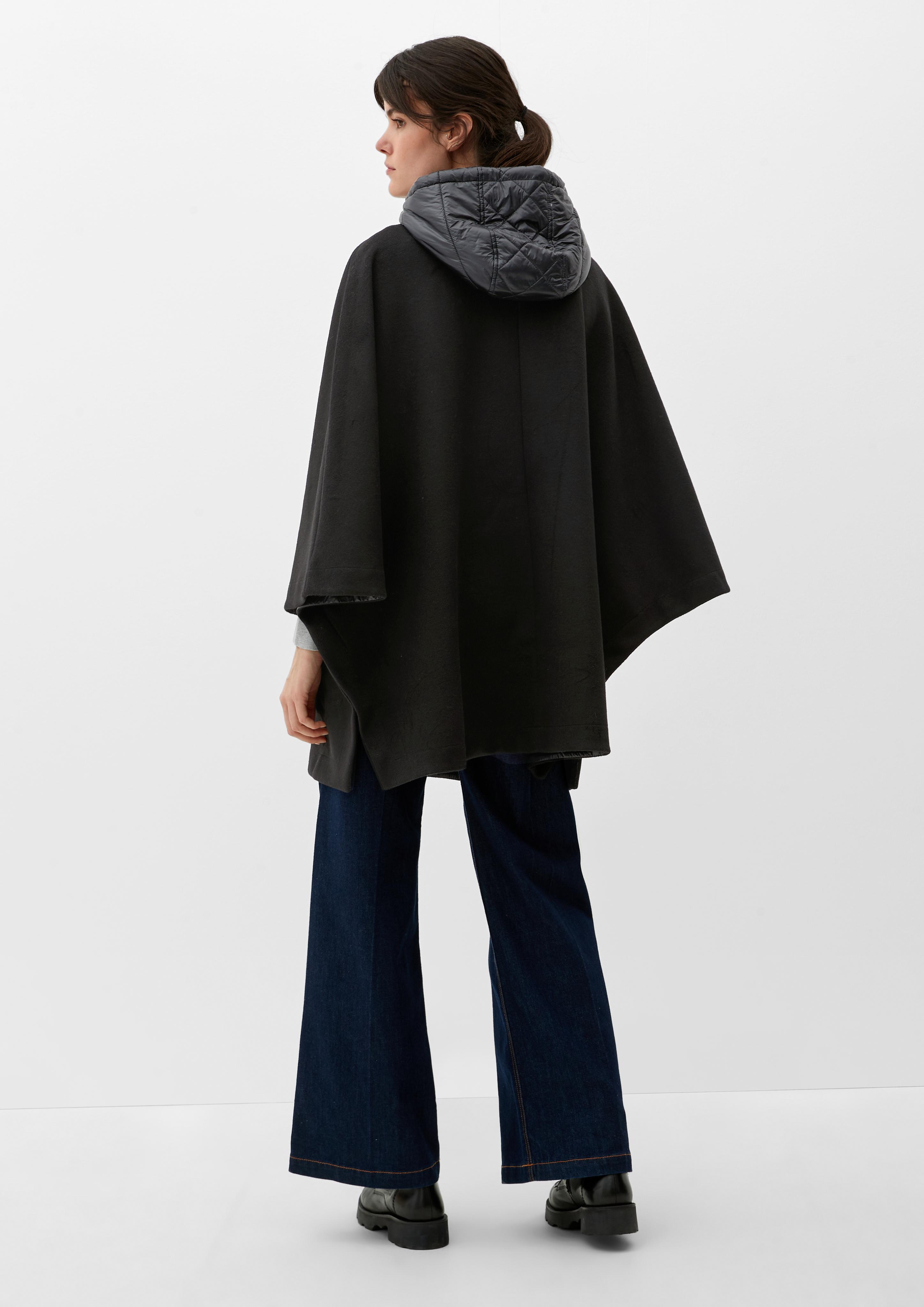 Poncho aus Wollmix  2120943-9999