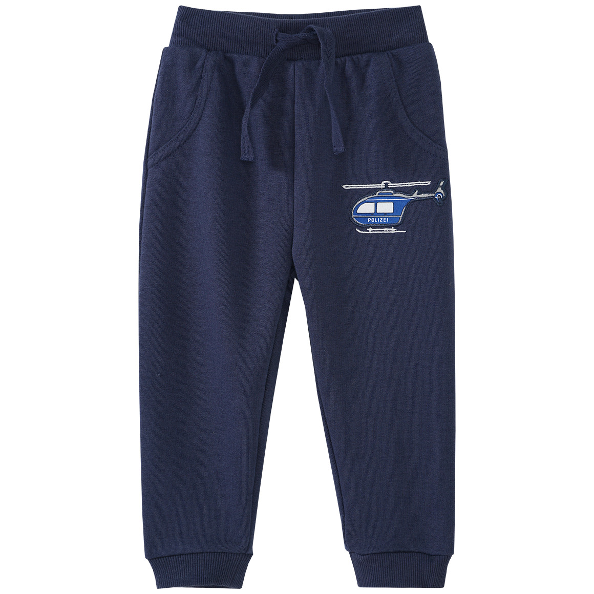 Baby Jogginghose mit Hubschrauber-Motiv