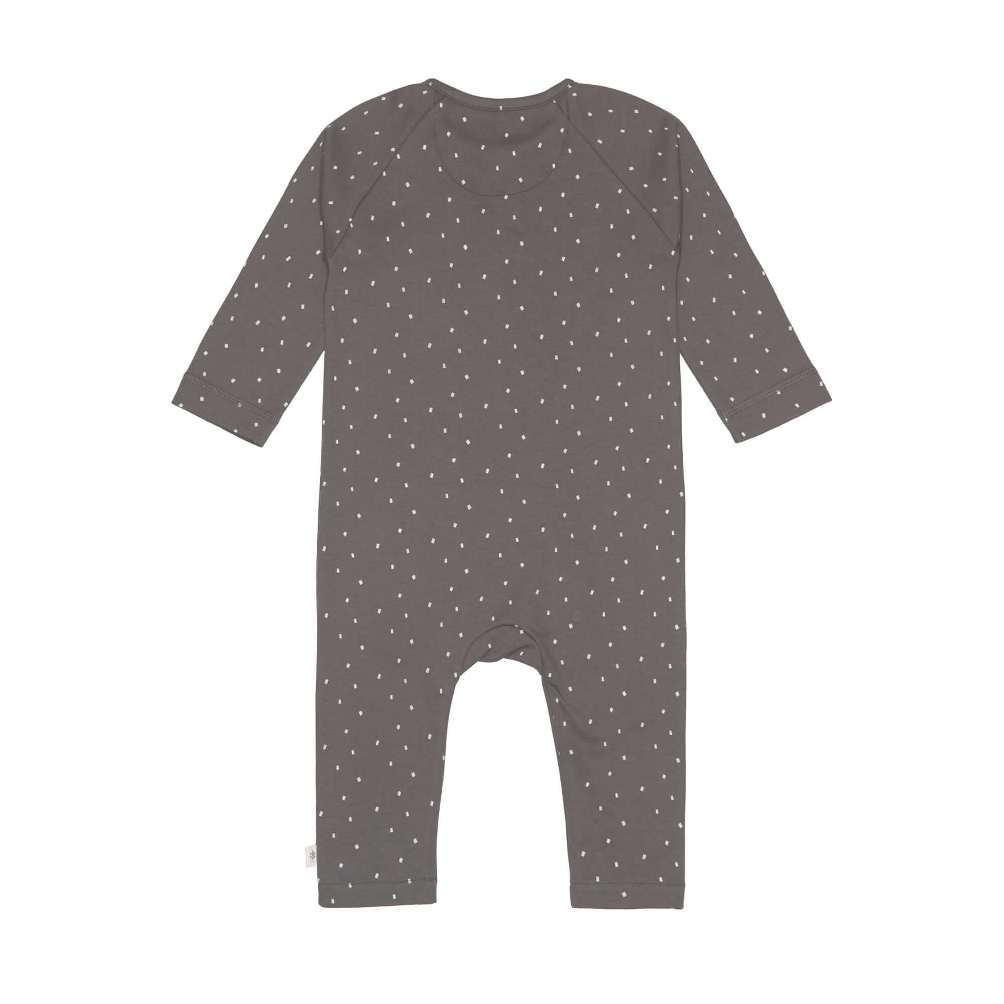 Baby Schlafanzug - Bio Baumwolle, Spots, Anthrazit