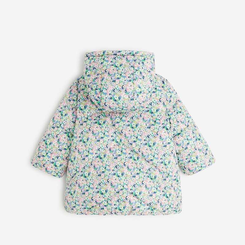 Doudoune fleurie bébé fille violette Catimini