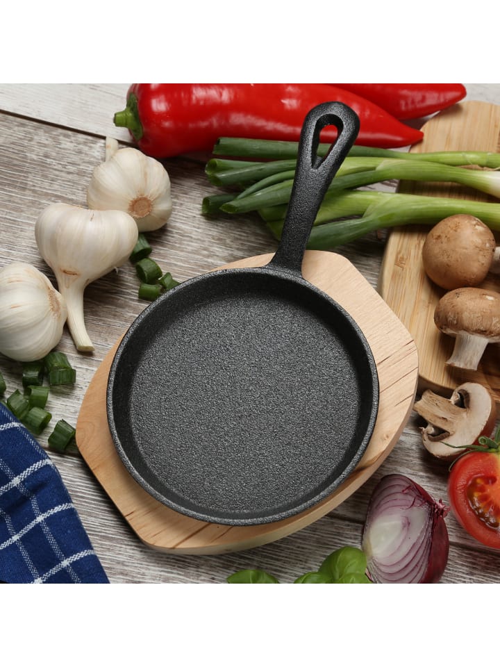 GAUMENKICK Servierpfanne Gusseisen in schwarz - D: 13cm günstig kaufen onesize