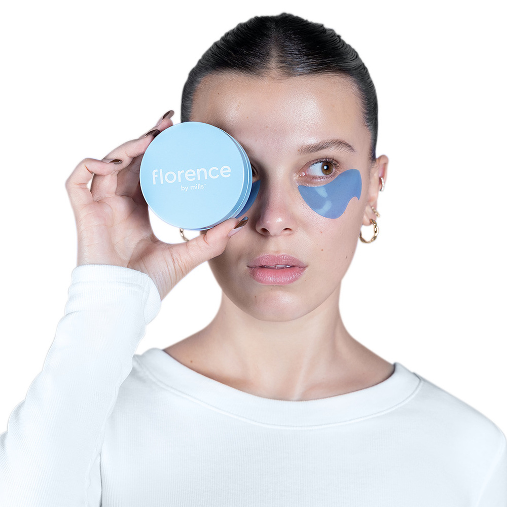 florence by mills SURFING UNDER THE EYES HYDRATING GEL PADS 15 PAIRS PATCHS YEUX HYDRATANTS