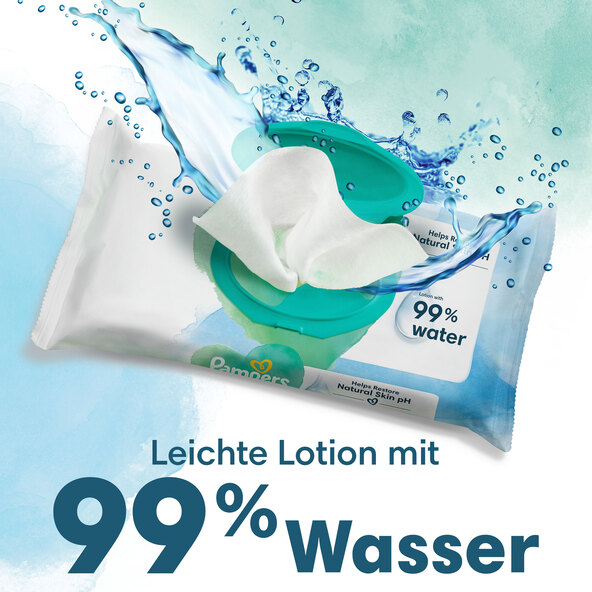 Feuchte Tücher Harmonie Aqua, 12 Packungen