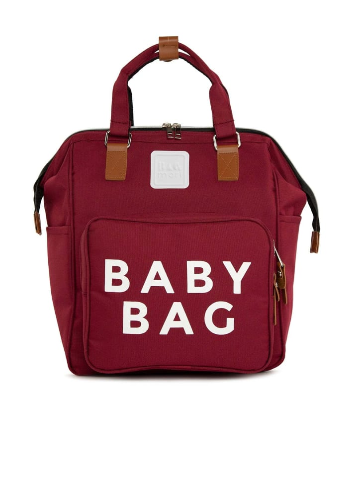 BAGmori Wickeltasche - Rucksack in Bordeaux günstig kaufen onesize