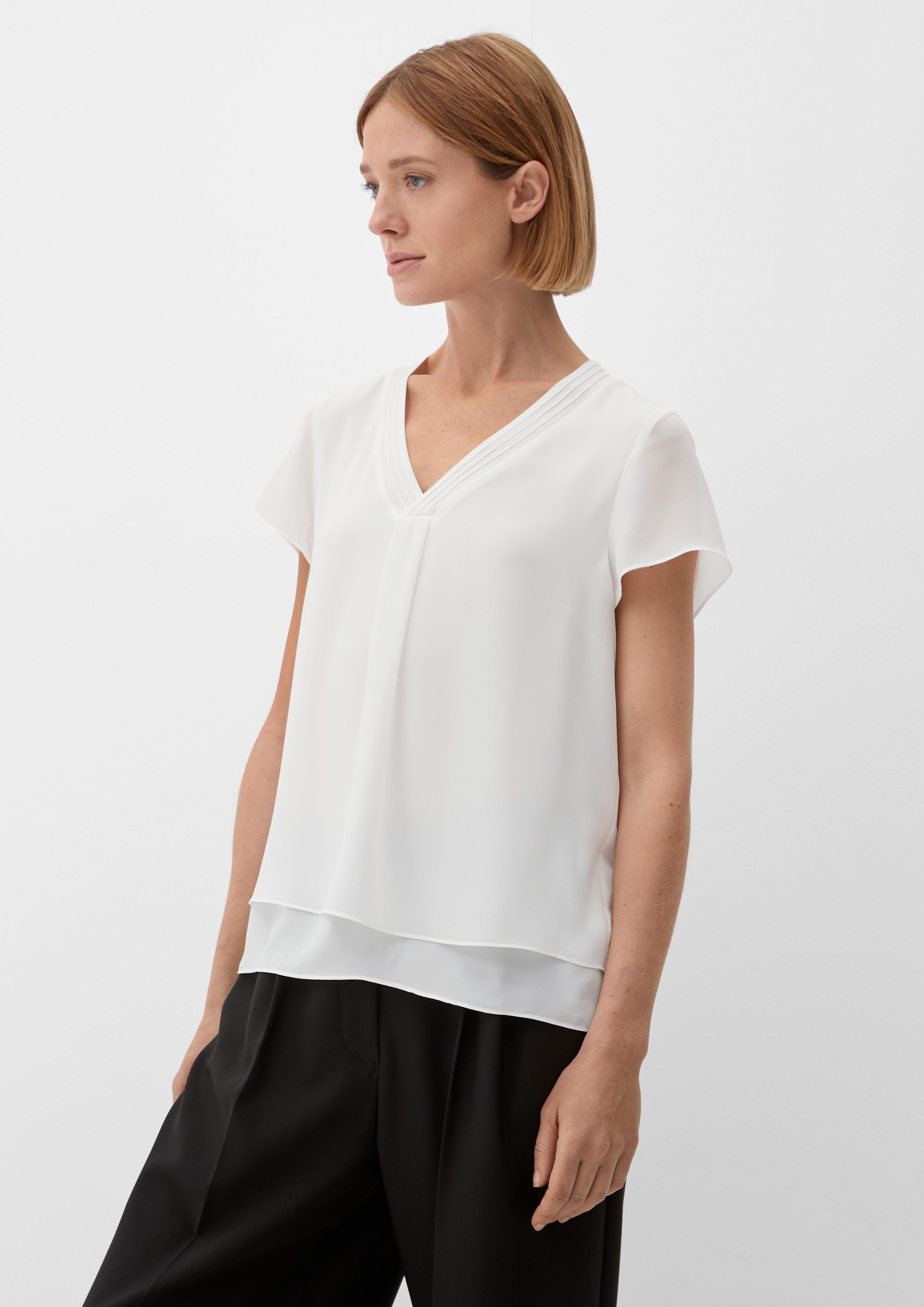 Layering-Bluse aus Chiffon  01.899.12.3121-0200