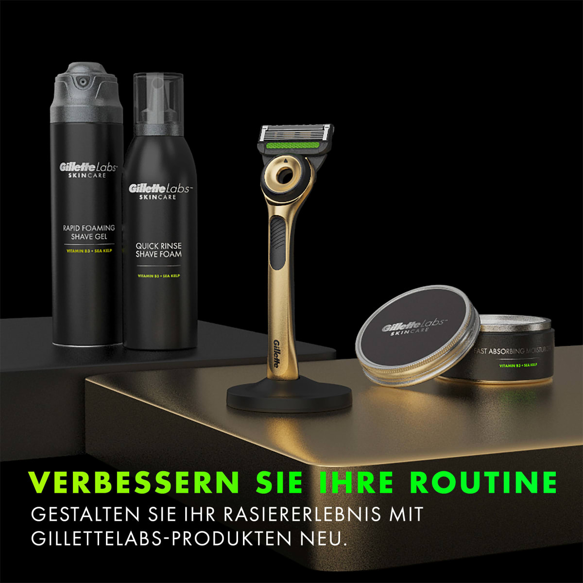 Rasierer, Labs Champion Gold Edition, 1 St