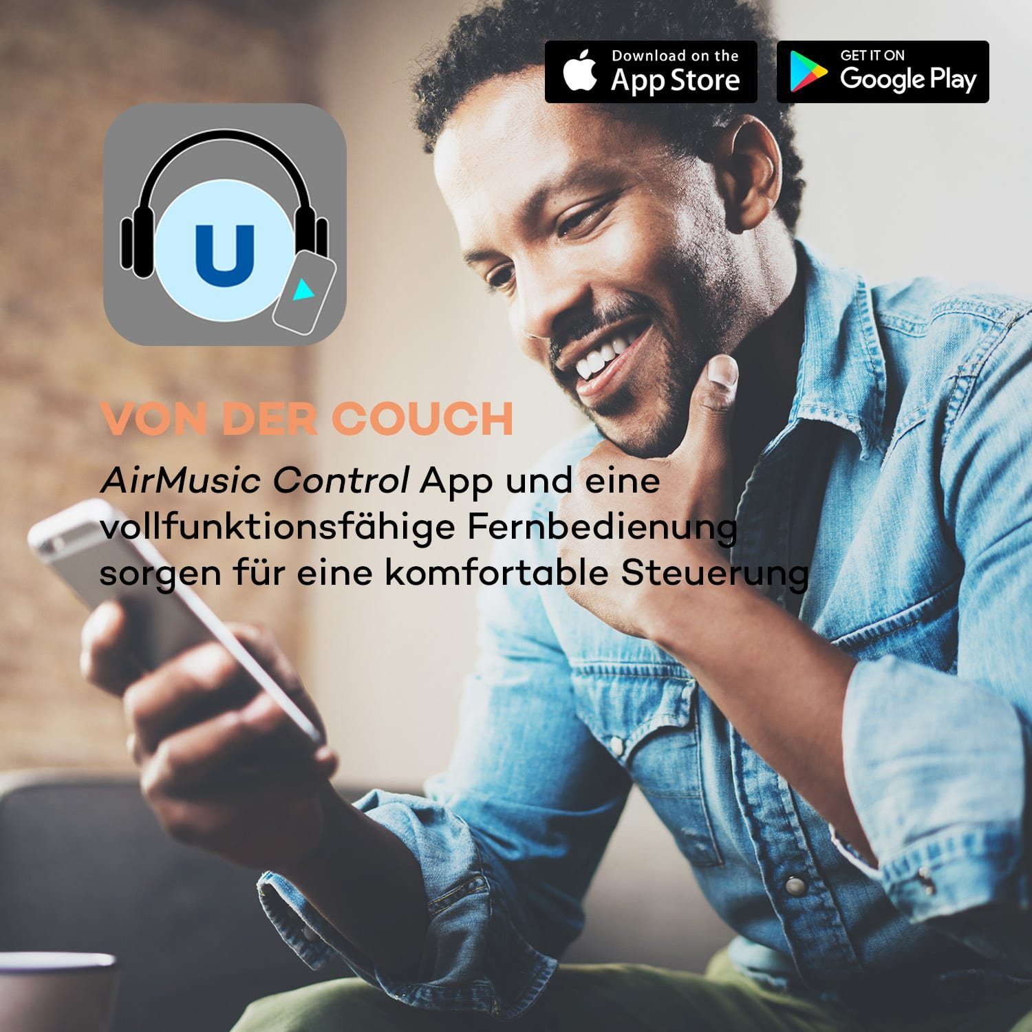 Auna Connect Vinyl Cube Plattenspieler (Riemenantrieb, Bluetooth, Schallplattenspieler mit Lautsprecher Radio Vinyl Plattenspieler)