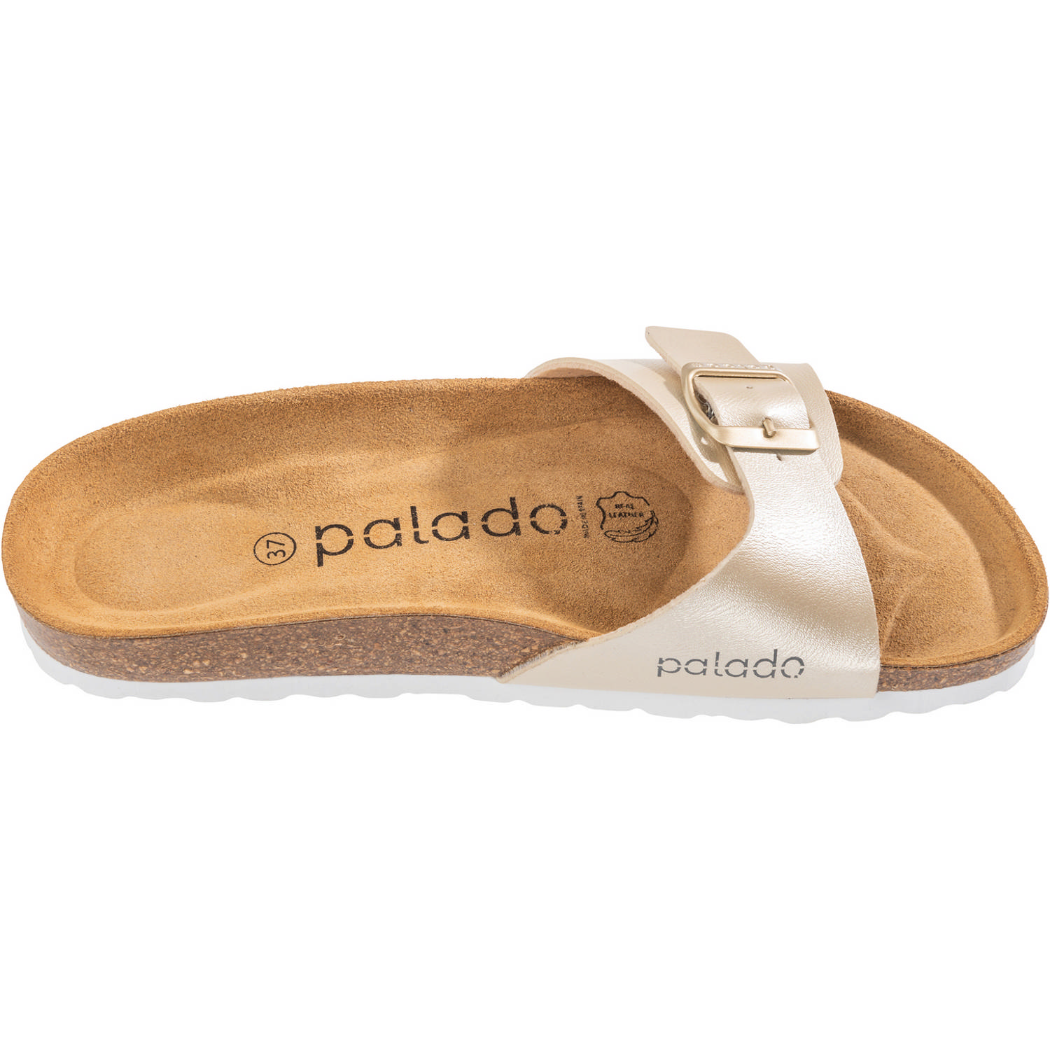 Palado Malta Metallic, Pantoletten, Damen, Metallic Gold Gold