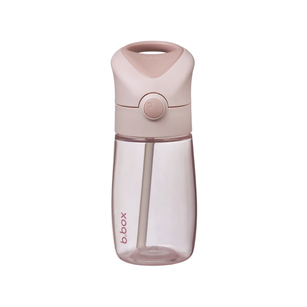 b.box Trinkflasche mit Strohhalm 380 ml – Blush Crush
