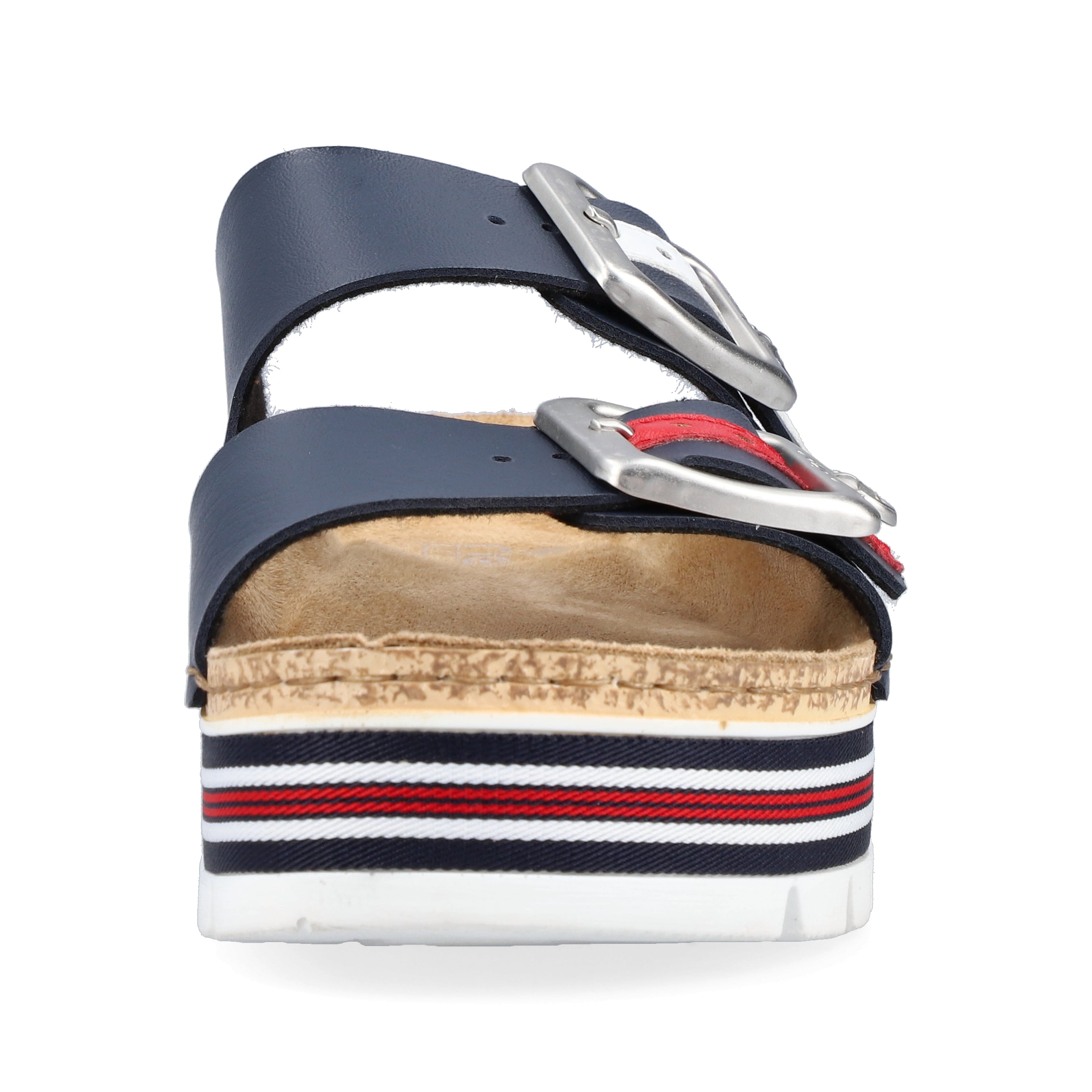 Rieker Damen Pantoletten marineblau