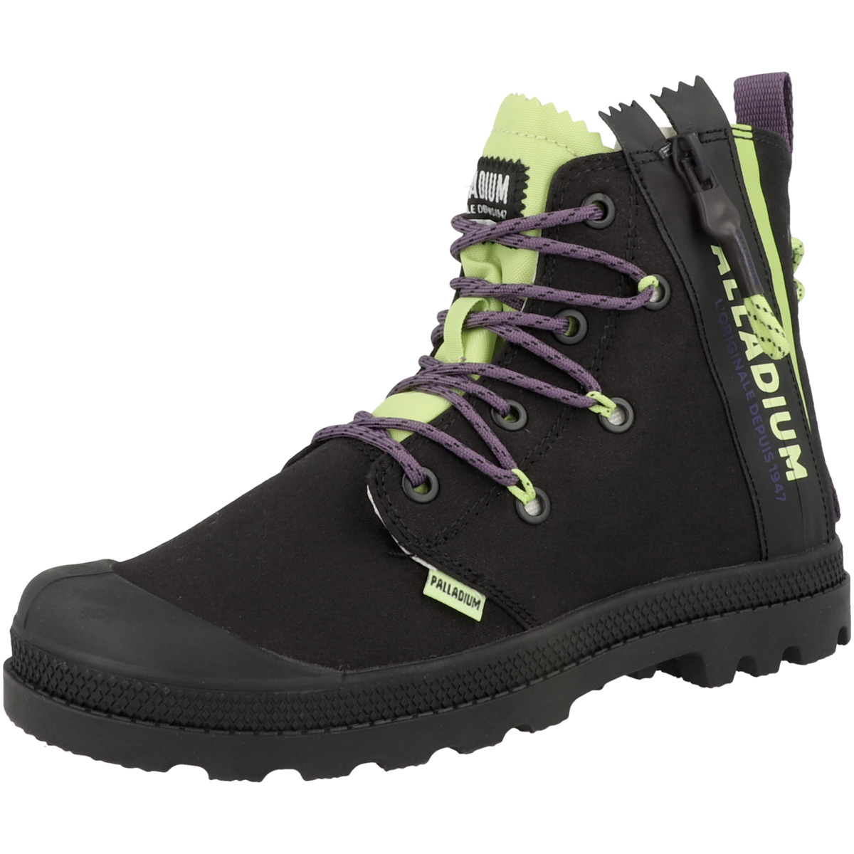 Palladium Pampa Lace It Boots schwarz