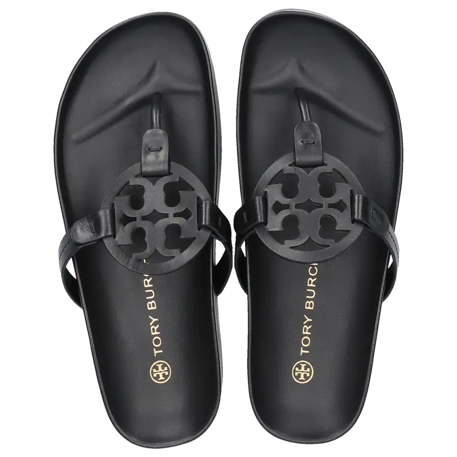 Tory Burch - Zehentrenner MILLER Kalbsleder - schwarz
