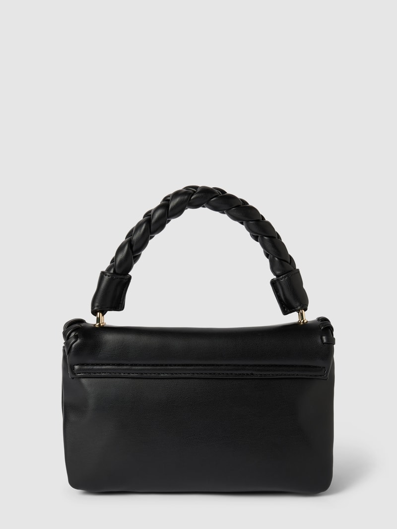 Handtasche mit Label-Detail in schwarz
