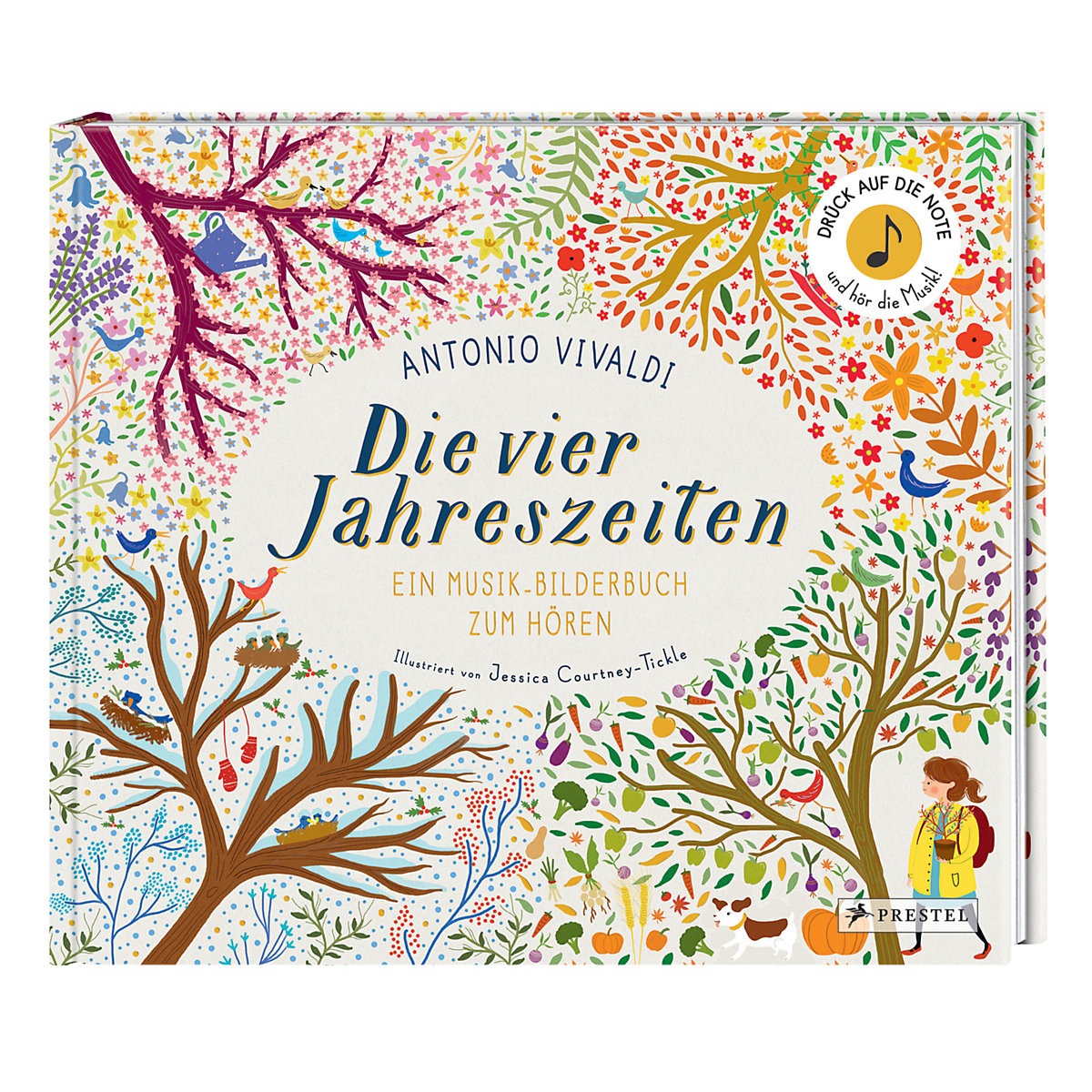 Antonio Vivaldi - Die vier Jahreszeiten, Soundbuch mit klassischer Musik und Instrumentengeräuschen
