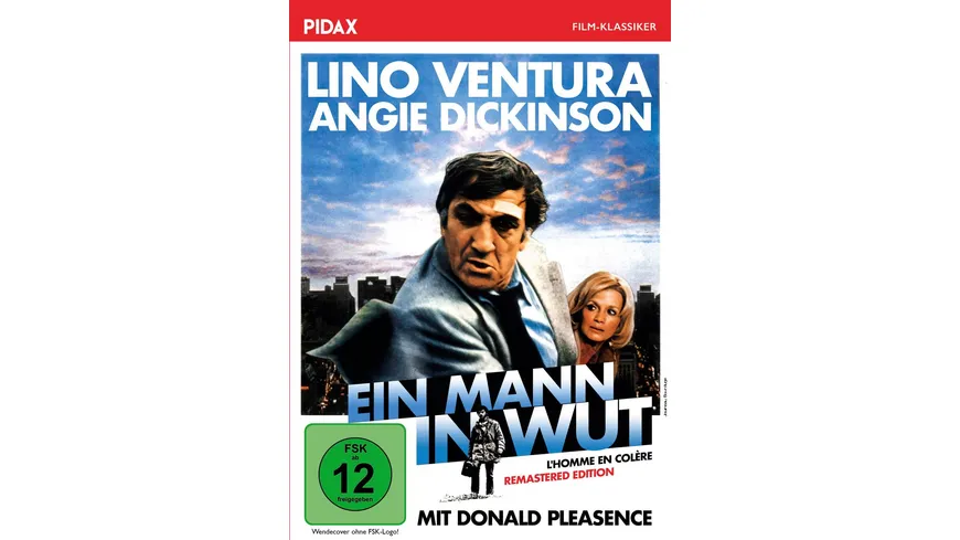 Ein Mann in Wut (L’homme en colère) - Remastered Edition / Spannender Kriminalfilm mit Starbesetzung (Pidax Film-Klassiker)