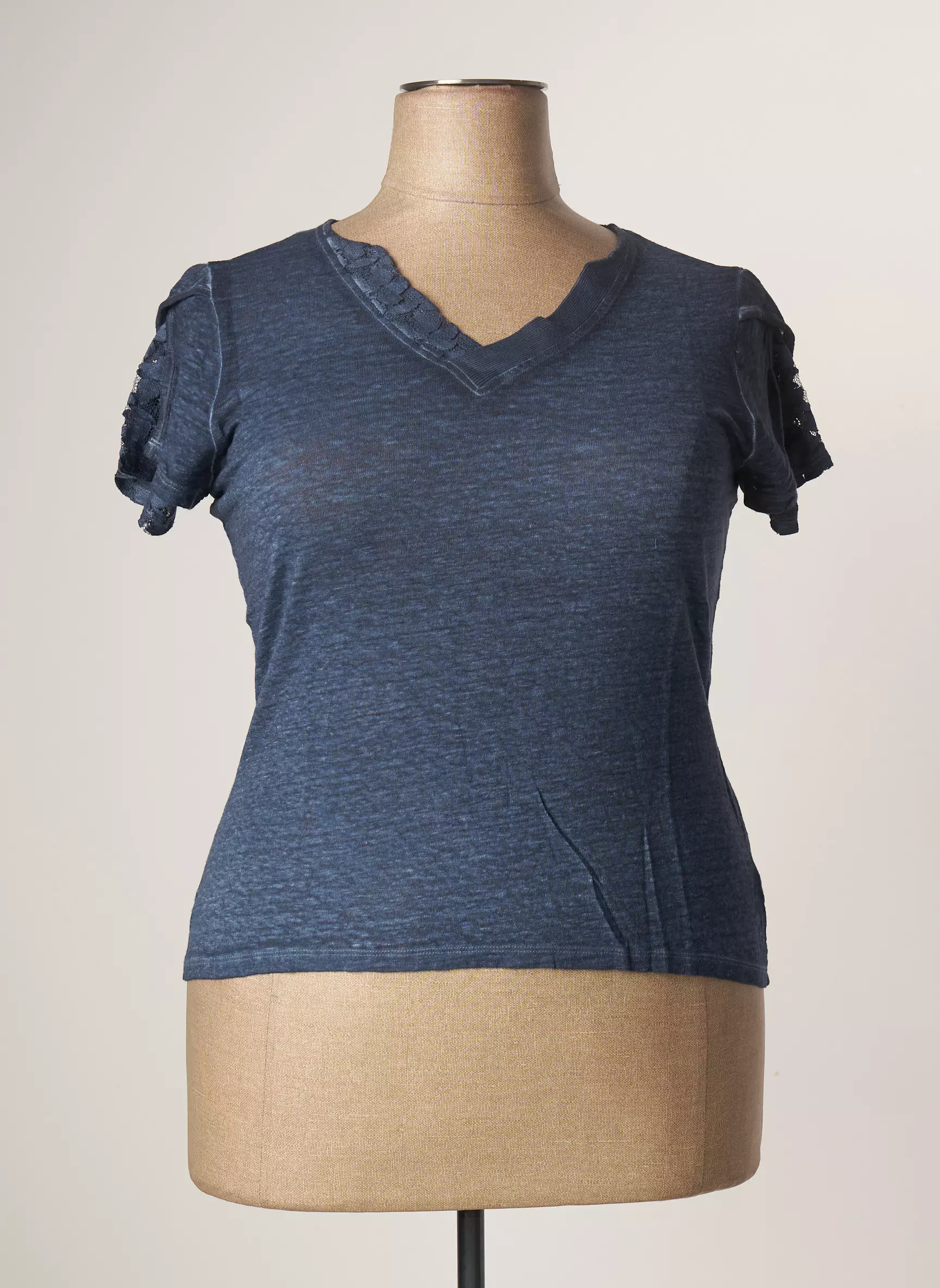 Maloka Tops Femme couleur bleu