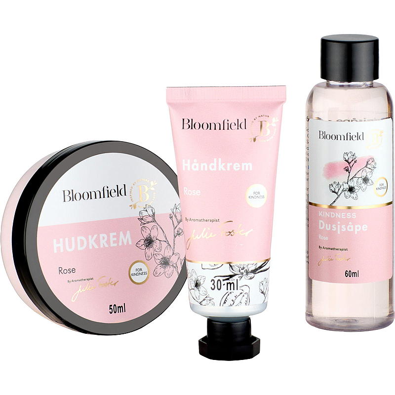Gavepakning 3 deler i plastmappe