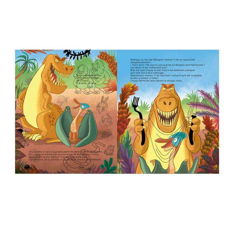 Livre Histoires de dinosaures à lire caché sous la couette - Fleurus