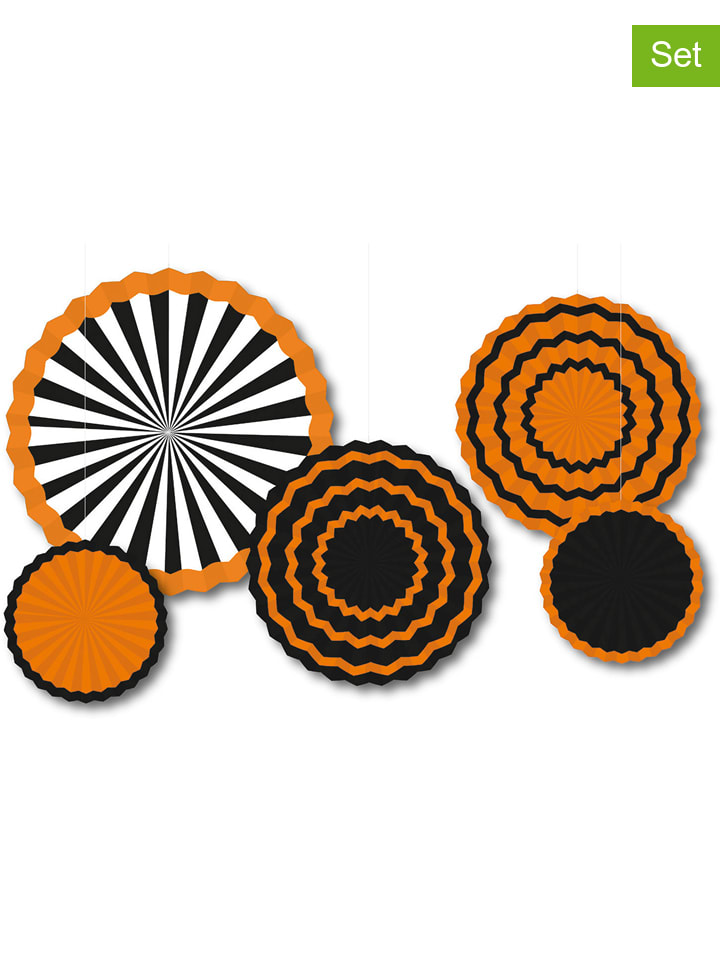 amscan Dekohänger in Orange/ Schwarz - 5 Stück günstig kaufen onesize