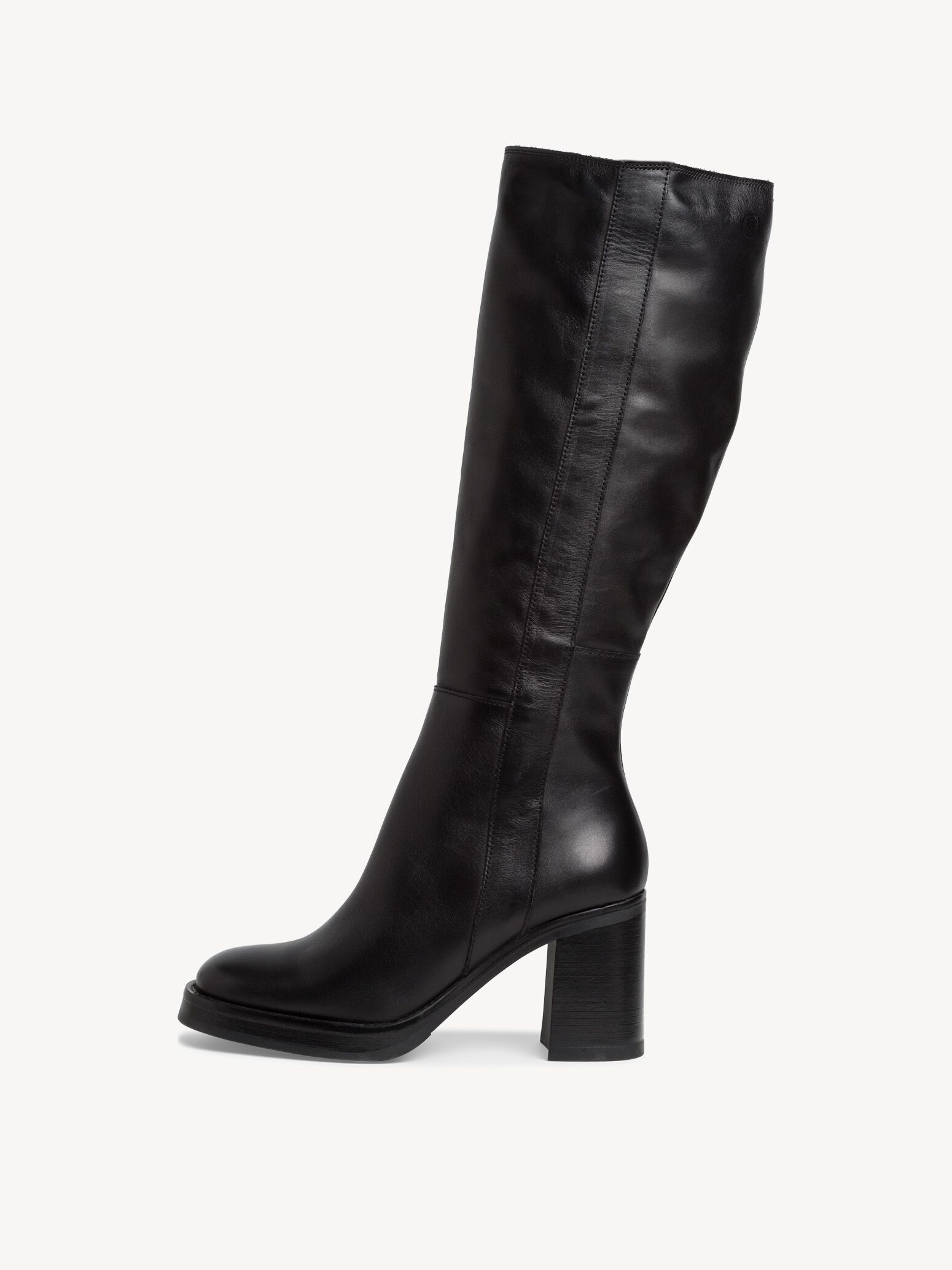 Bottes en cuir - noir