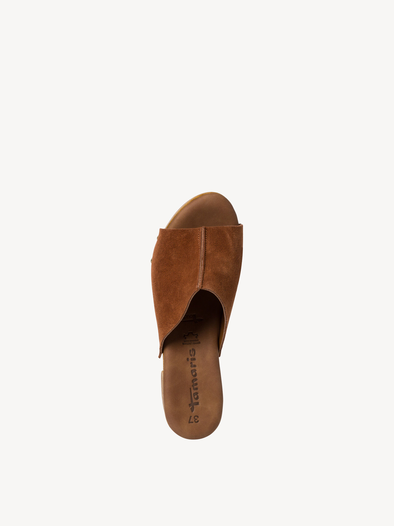 Mule en cuir - marron