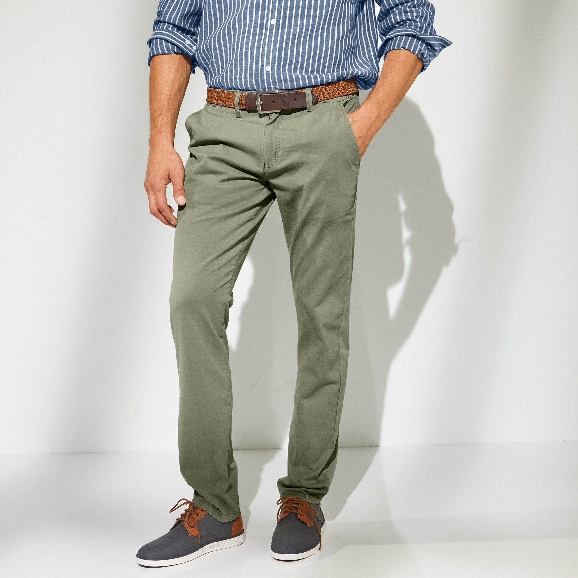 Pantalon chino toile sergé