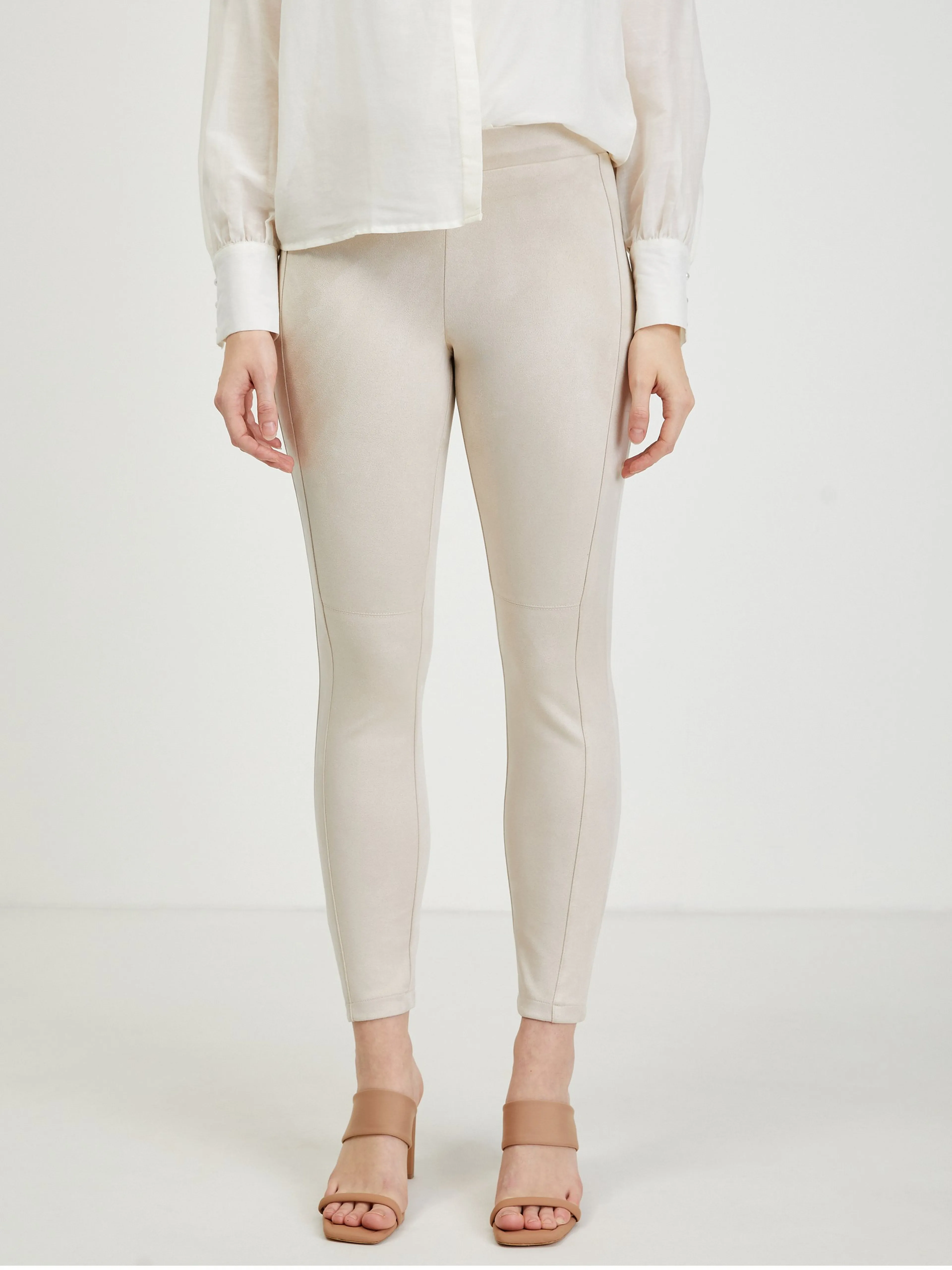 Beigefarbene Damenhose ORSAY