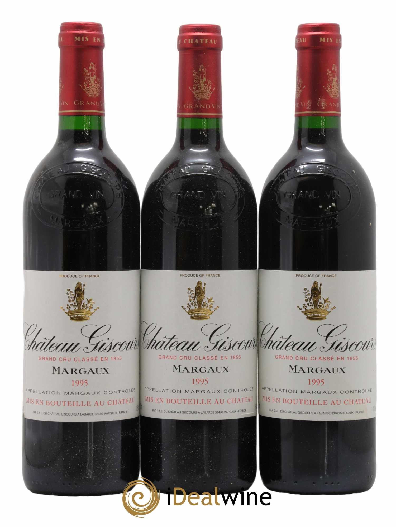 Château Giscours 3ème Grand Cru Classé  1995 - Lot de 12 Bouteilles
