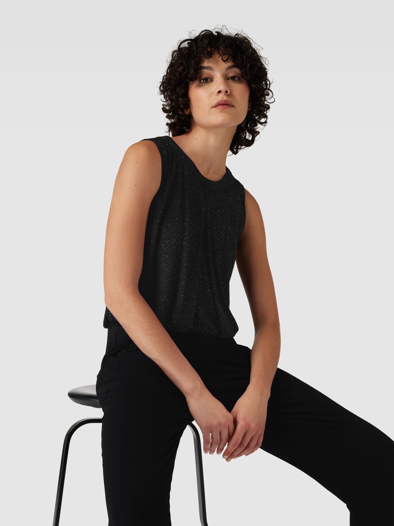Jumpsuit mit Strasssteinbesatz in black