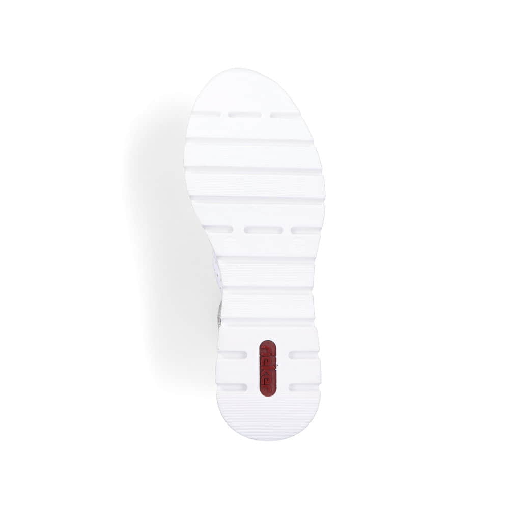 Rieker Damen Sneaker Low reinweiß