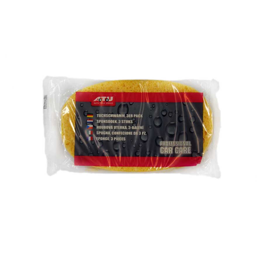 Viscose-Tuchschwamm, 3-teiliges Set - ATU